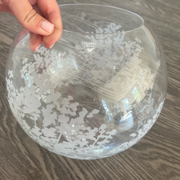 Oreffors large organic vase clear - Picture 6 of 7